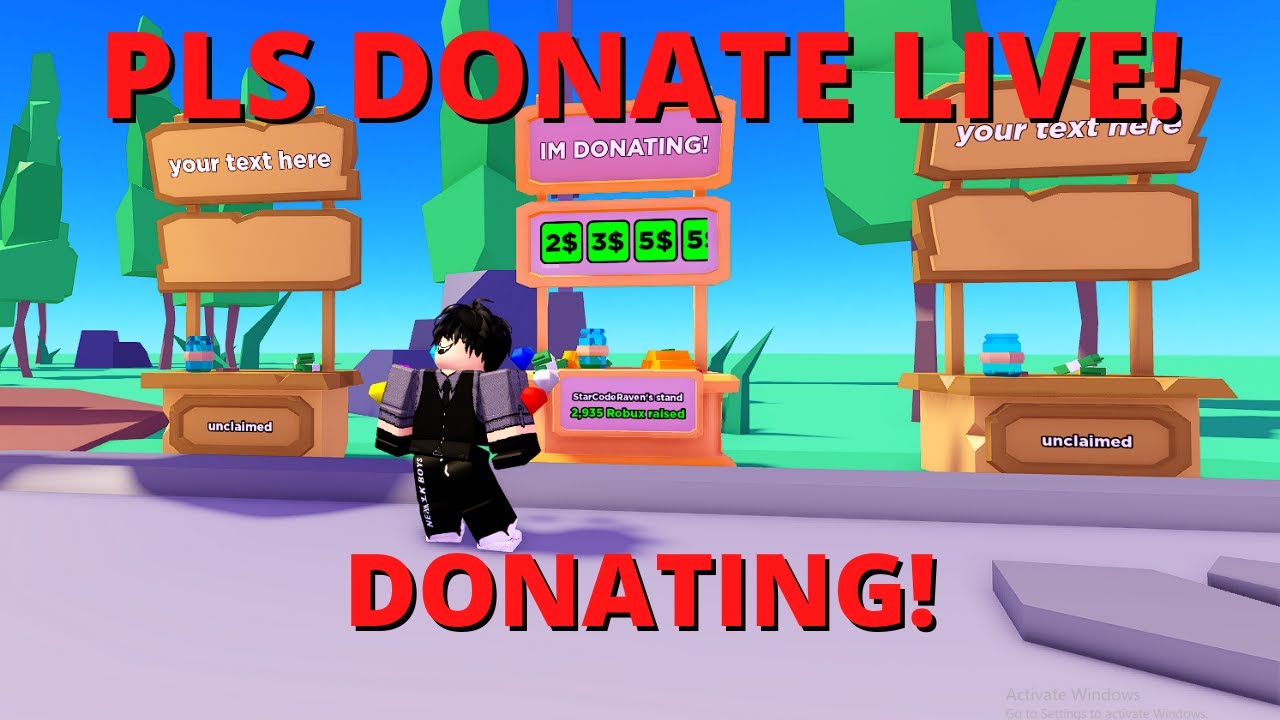 🔴LIVE🔴DONATING ROBUX ON PLS DONATE [ROBLOX] -  in 2023