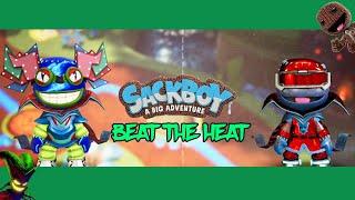 Daughter & Dad Play Sackboy A Big Adventure - Beat The Heat | Playstation | 2 Player Co-Op Games