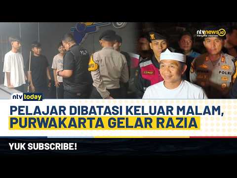 Cegah Kenakalan Remaja, Purwakarta Terapkan Kembali Jam Malam Pelajar | NTV TODAY