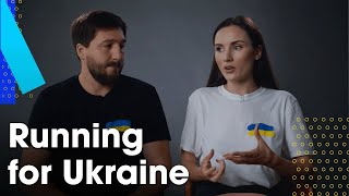 Running for Ukraine | Kostiantyn and Viktoriya 🇺🇦