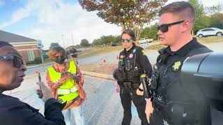 Poll Manager Calls 911! Richland County Sheriffs Deputies Educate!
