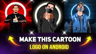 How to Make Cartoon ( Vector Art ) Logo on Android | Vector Art Logo Easy Tutorial in Picsart ✔️✔️