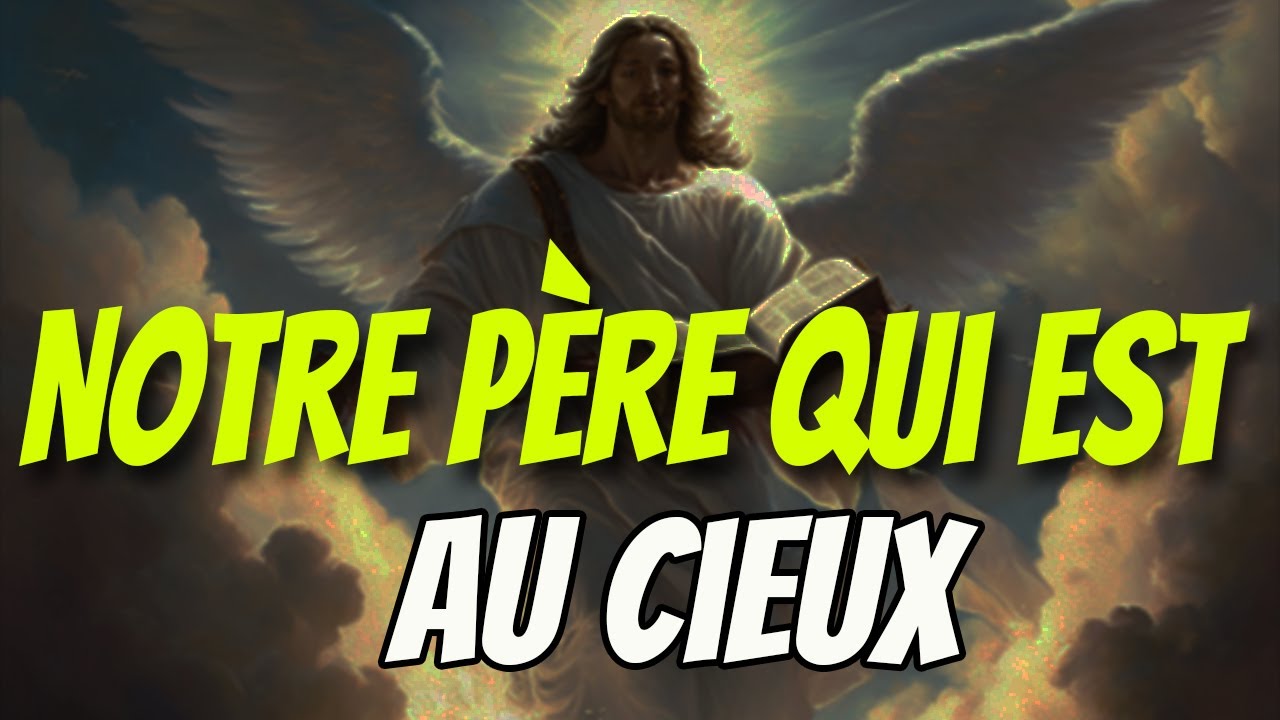 Le Notre Père Qui Est Au Cieux🙏🙏 La Prière LA Plus Puissante Que Jésus Nous A Laissé YouTube