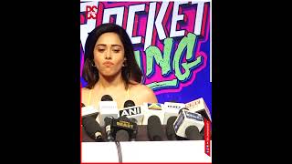 Nusrat Bharucha Flaunting Huge Cleavage In New Look In Yellow Dress At Launch Of Rocket Gang