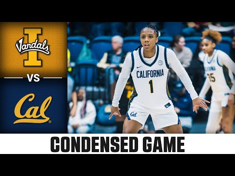 Idaho vs. Cal Condensed Game | 2025-26 ACC Women's Basketball
