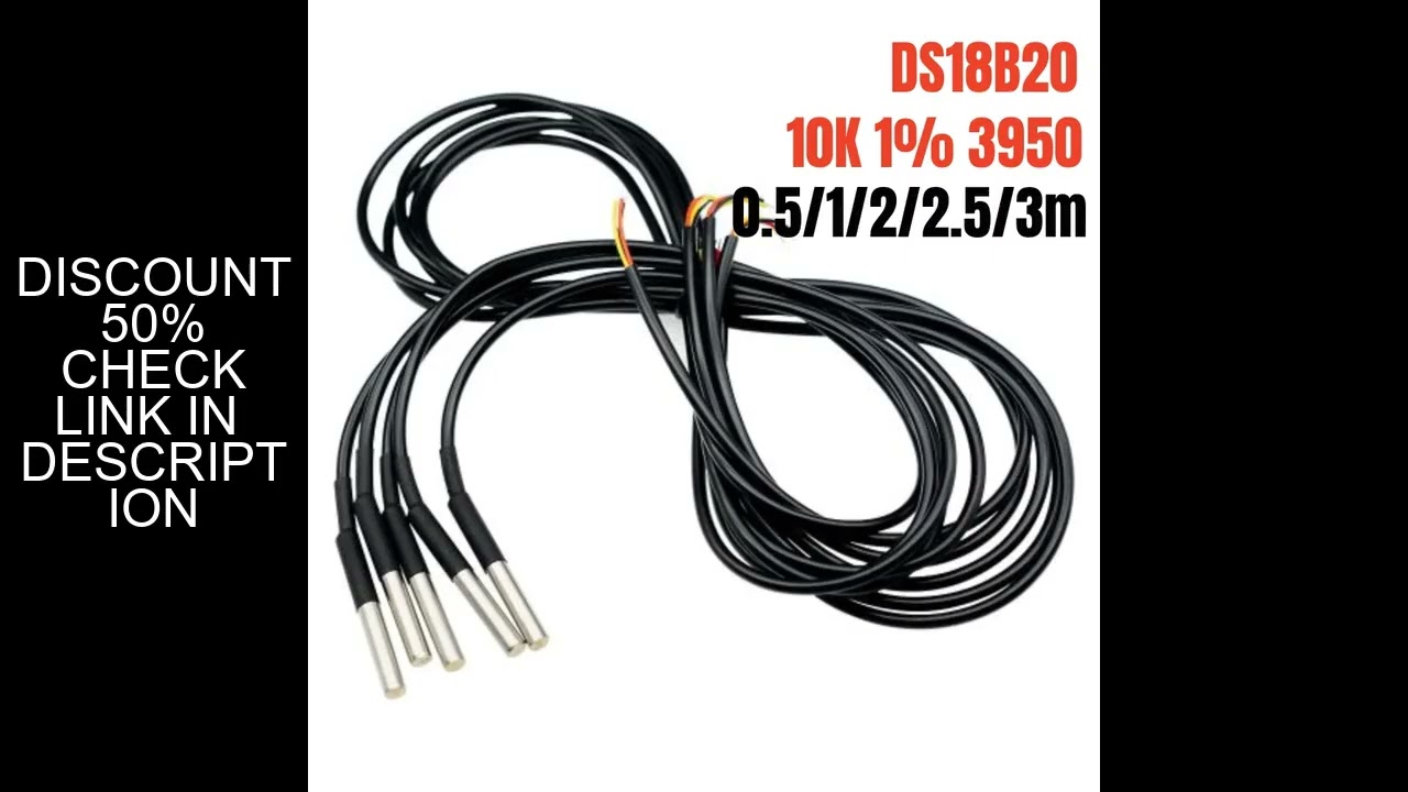 Thermistor Waterproof Temperature Controller Sensor Probe W1209 STC-1000 W3001 Thermostat 0.5m/1m/2m
