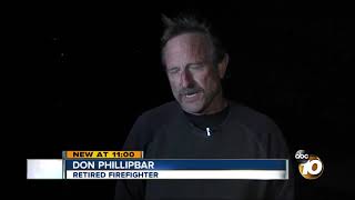 Retired firefighters protected neighborhood from Lilac Fire