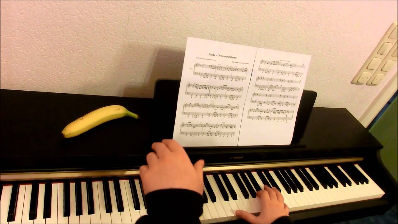 Zelda Main theme piano - YouTube