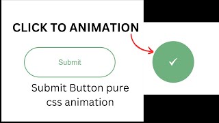 Celebrity Submit Button pure CSS animation HAQF #csstutorial Wealth