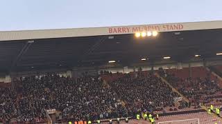 Lincoln City Fans Doing The Pozna Celebration While Singing Barnsleys Goal 