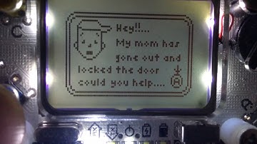 Adventure demo Gamebuino