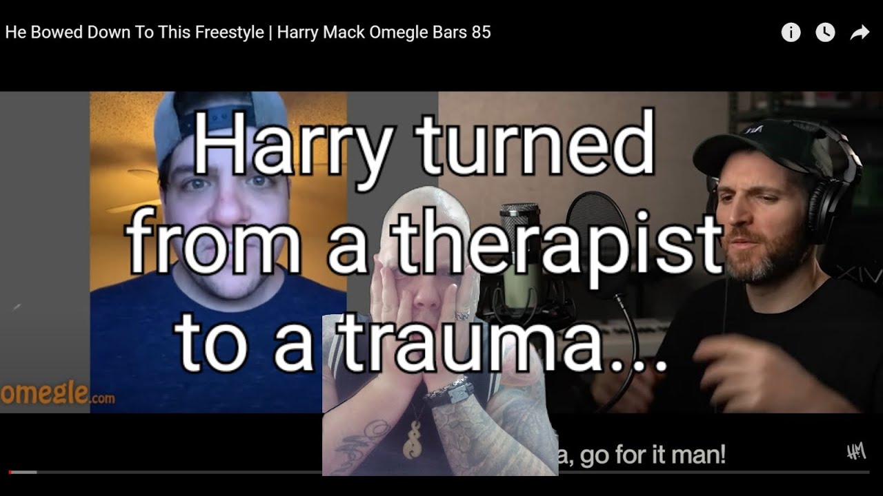 FIRST TIME REACTING TO HARRY MACK OMEGLE BARS 85.I NEED A GOOD PSYCHIATRIST.@Harry Mack #harrymack