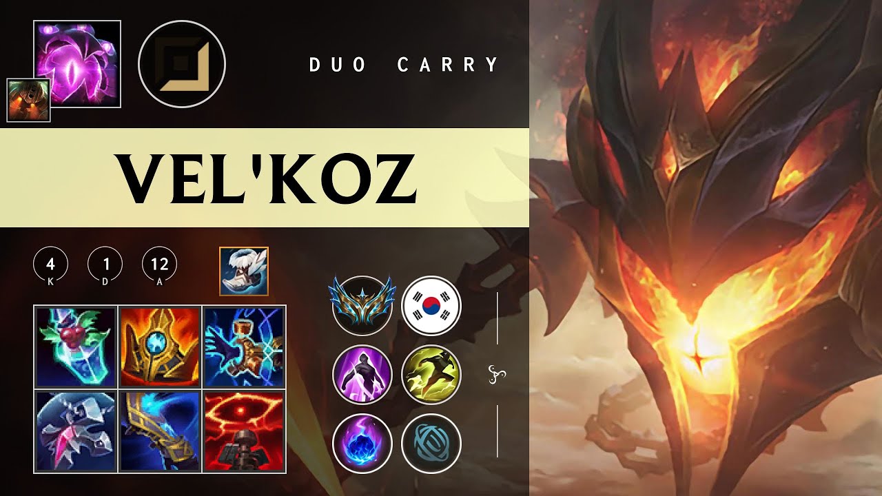 Vel'Koz Carry vs Draven - KR Challenger Patch 26.01