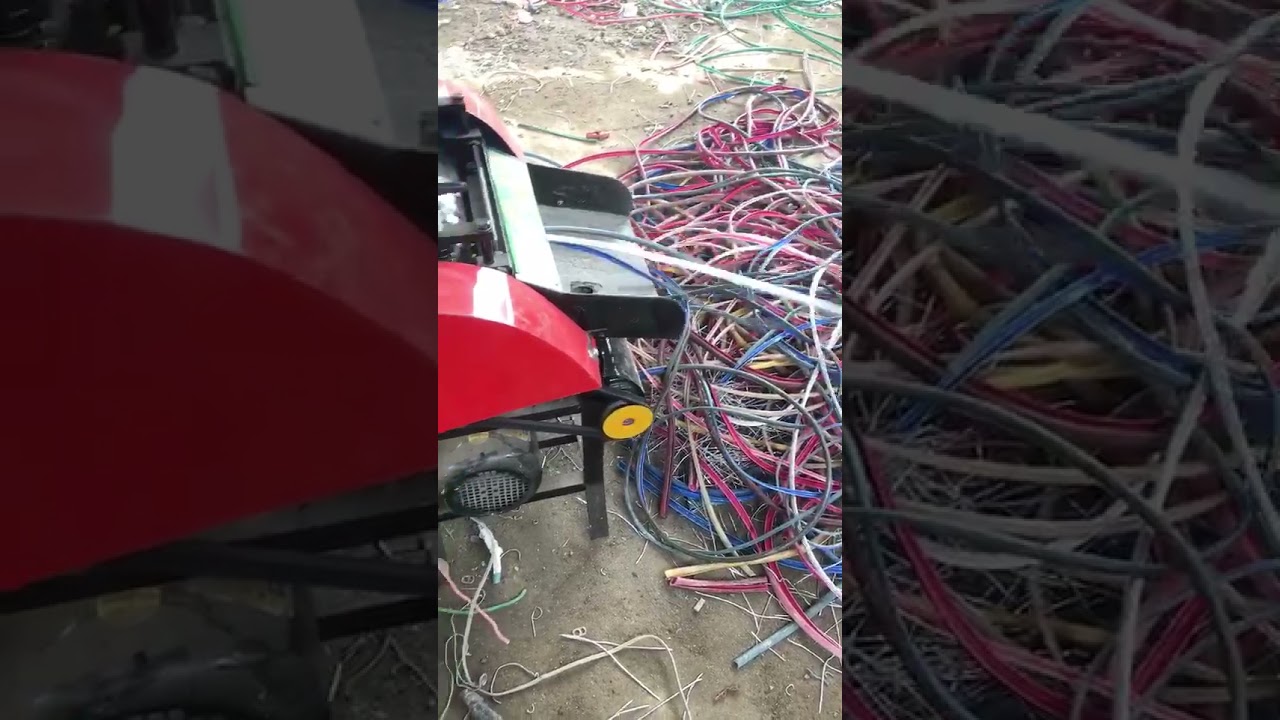 Amazing!Automatic stripping wire machine, copper wire and Aluminum wire stripping.