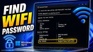 How to Find Any Wi Fi Password on Windows 1011 2026 – Saved Networks & Current WiFi 🚀