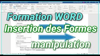 Formation Microsoft Word : Comment insérer des formes sous Word ?