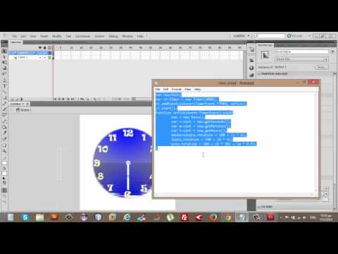 Πως φτιάχνω το δικό μου Αναλογικό Ρολόι με την βοήθεια του Adobe Flash