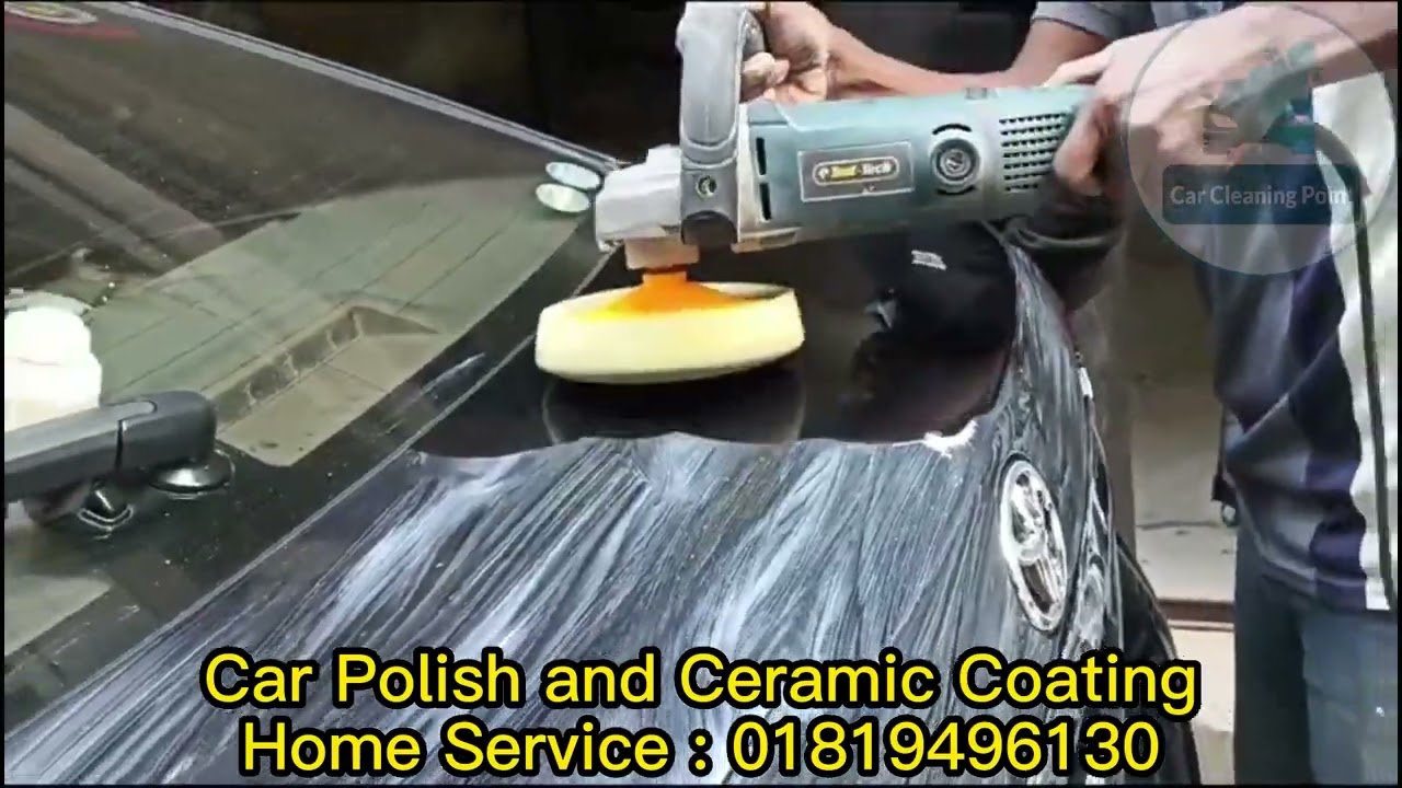 Car Body Mirror Shine Polish | Car Body Faded Color Effect Remove By Polishing | Car Polish Service