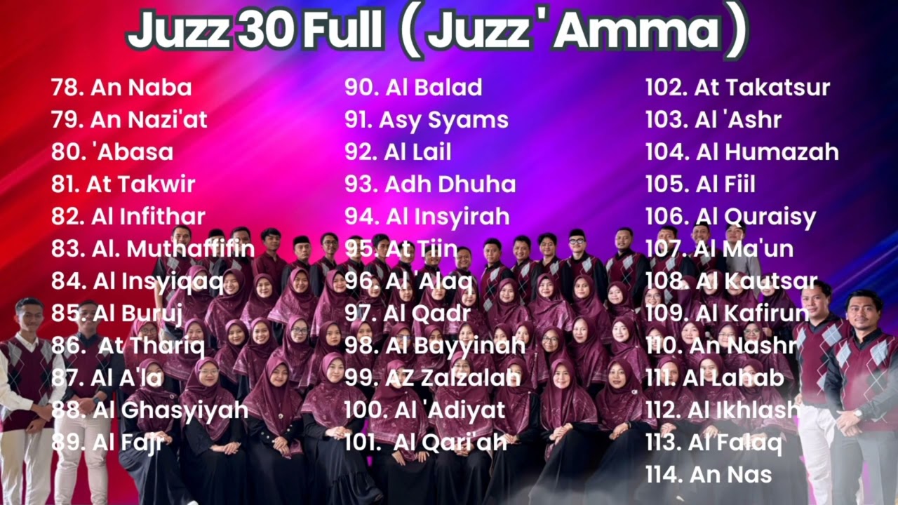 Juzz 30 Full ( Juzz 'Amma ) - Metode Tilawati/ Nada Rost 