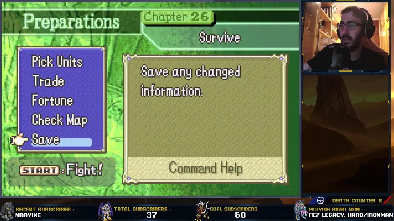 FE7 Legacy: Hector Mode Hard/Ironman 2ºRun Playing and testing 4th Stream