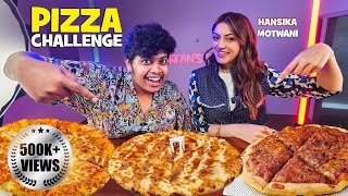 Pizza Challenge With Hansika, Dominos vs Pizza Hut  Irfan's View