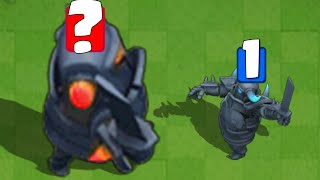 LEVEL??? Mini Pekka can beat LEVEL 1 Pekka 🥞vs.🦋