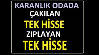 Karanlik Odada Ziplayan Tek Hi̇sse Çakilan Tek Hi̇sse Bist Borsa Para Şi̇rket Coin Share D
