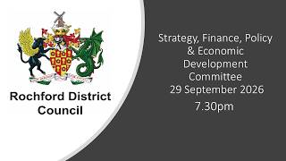 Strategy, Finance, Policy & Economic Development Committee