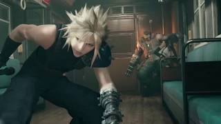Cloud Tifa Barret Jumped From The Train - Tifa Hesitated To Jump Final Fantasy Vii Remake - Ff7