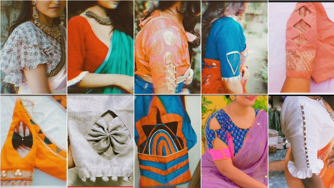 blouse sleeves design ll blouse ki sleeves ki design ll baju ki design ...