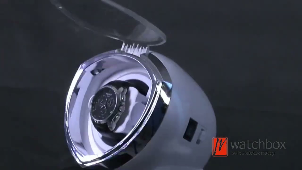 Automatic Rotate LED Light Mechanical Watch Winder