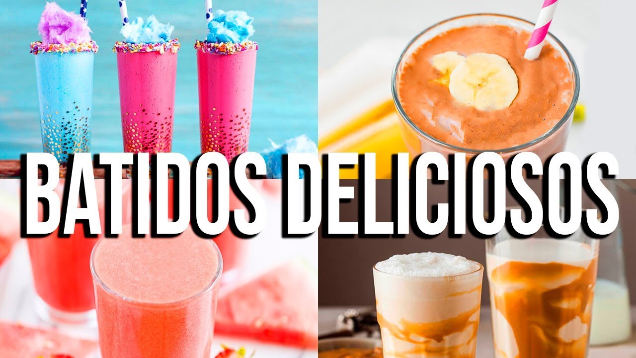 HAZ MALTEADAS/BATIDOS DELICIOSOS ❤️ POSTRES SIN HORNO FACILES Y RAPIDAS - Tutoriales Belen