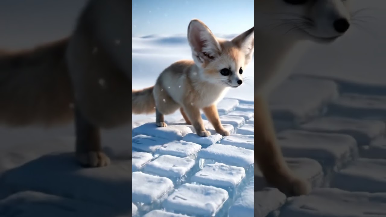 Fennec on the Frozen Keys – Crystal Snowfield ASMR