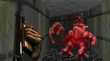 Ultimate Doom Speedrun E3M1 UV-Speed Reality! in 0:31