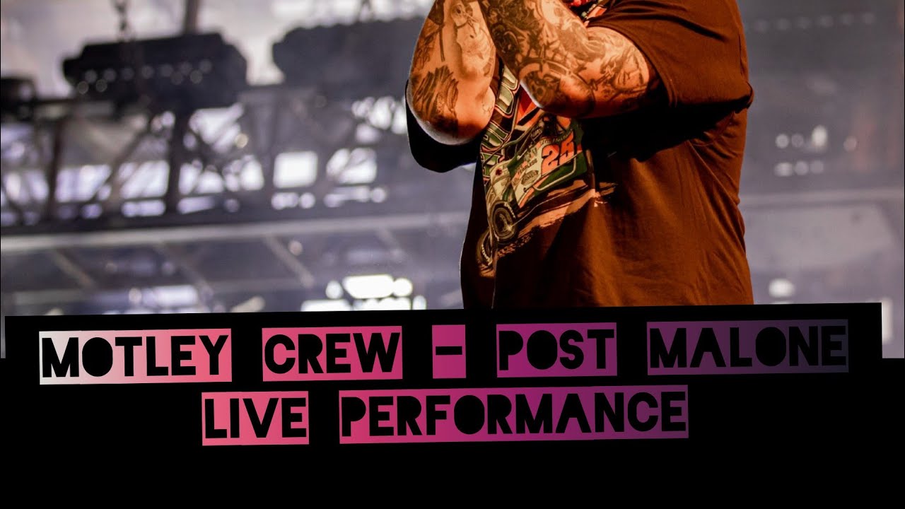 Motley Crew - Post Malone live performance (Hive Festival 2021)