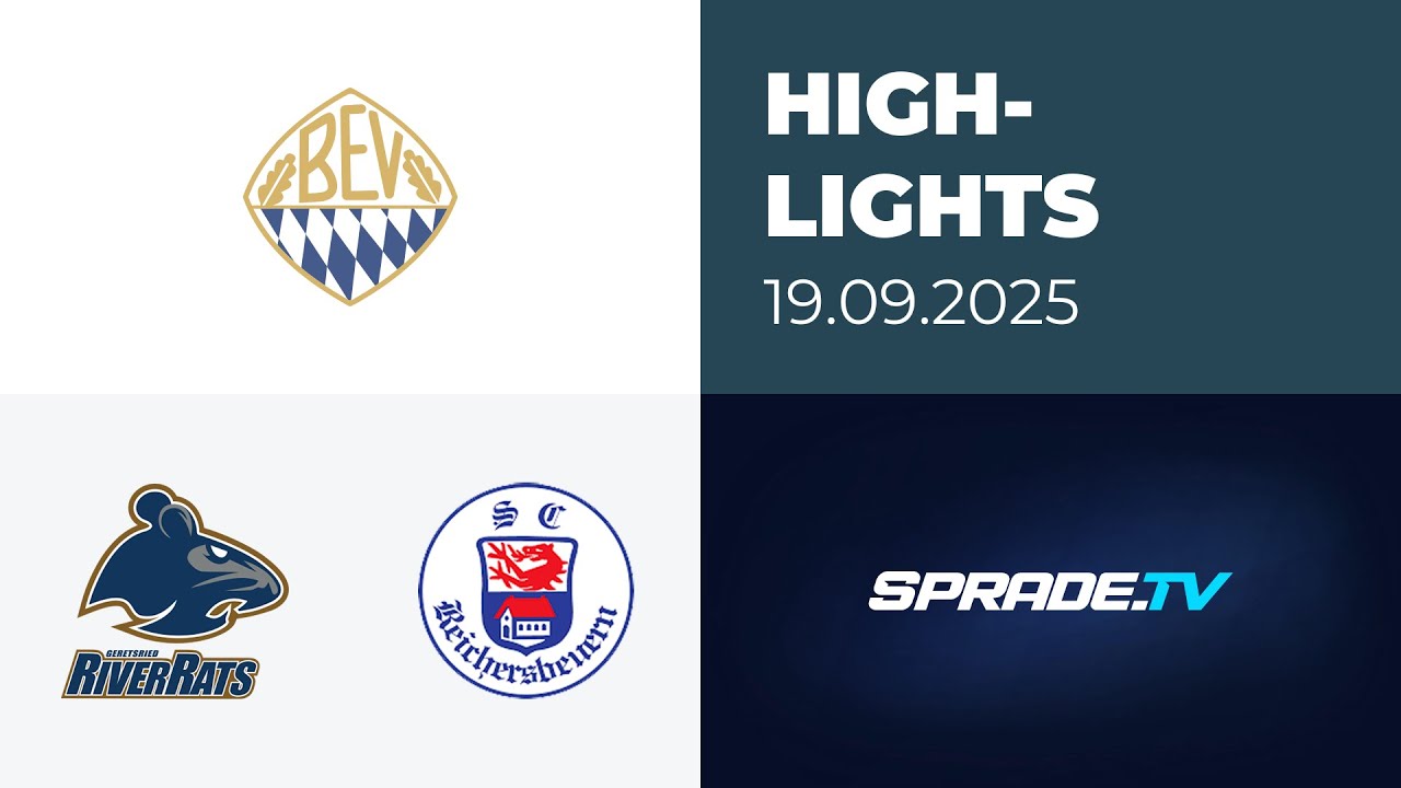19.09.2025 - Highlights - ESC Riverrats Geretsried vs. SC Reichersbeuern