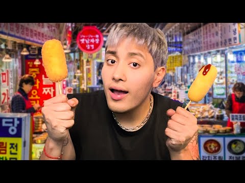Street food in South Korea (Trying EVERYTHING) 🦑