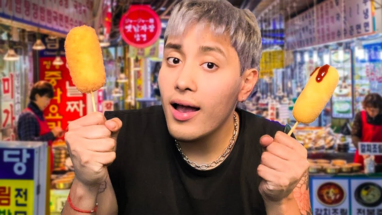 Comida CALLEJERA en COREA DEL SUR (Probando TODO) 🦑