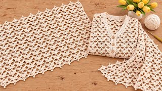 ⭐️A Very Stylish and Easy Crochet Project⭐️How to Make a Unique Blouse or Shawl?