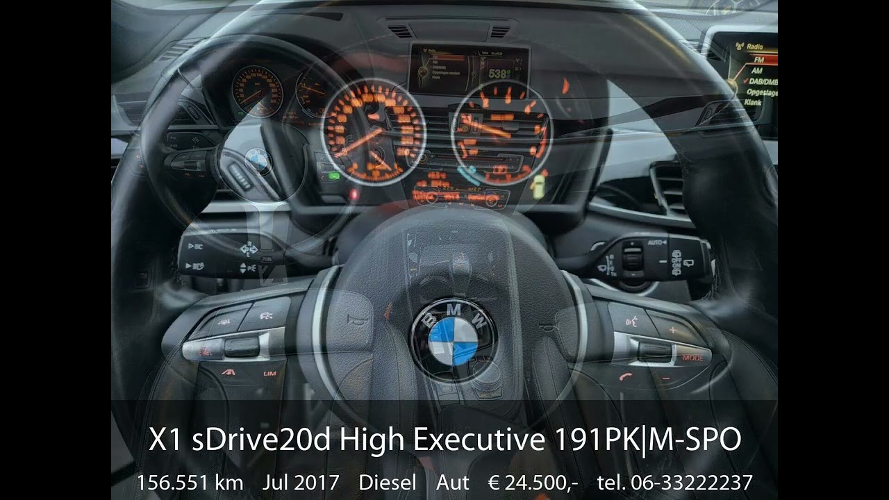 BMW X1 sDrive20d High Executive 191PK|M-SPORT|HEAD-UP|HARMAN