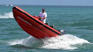 Haulover Inlet Waves Vs. Tornado RIB With Single Yamaha 150 HP Outboard Engine - 4K UHD