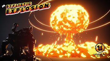 Stylistic Explosion - houdini guy try to make fx in unreal | Real Time VFX | Unreal Engine 5