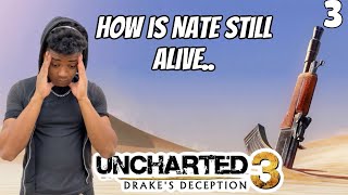 THIS MAN HAS CRAZY PLOT ARMOR !!! *UNCHARTED 3*  (Try to stay longer than 5 min challenge)