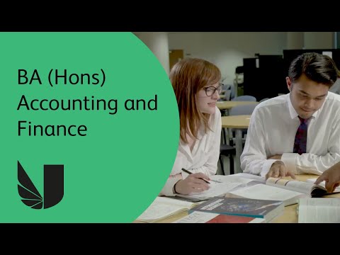 BA (Hons) Accounting and Finance at the University of West London
