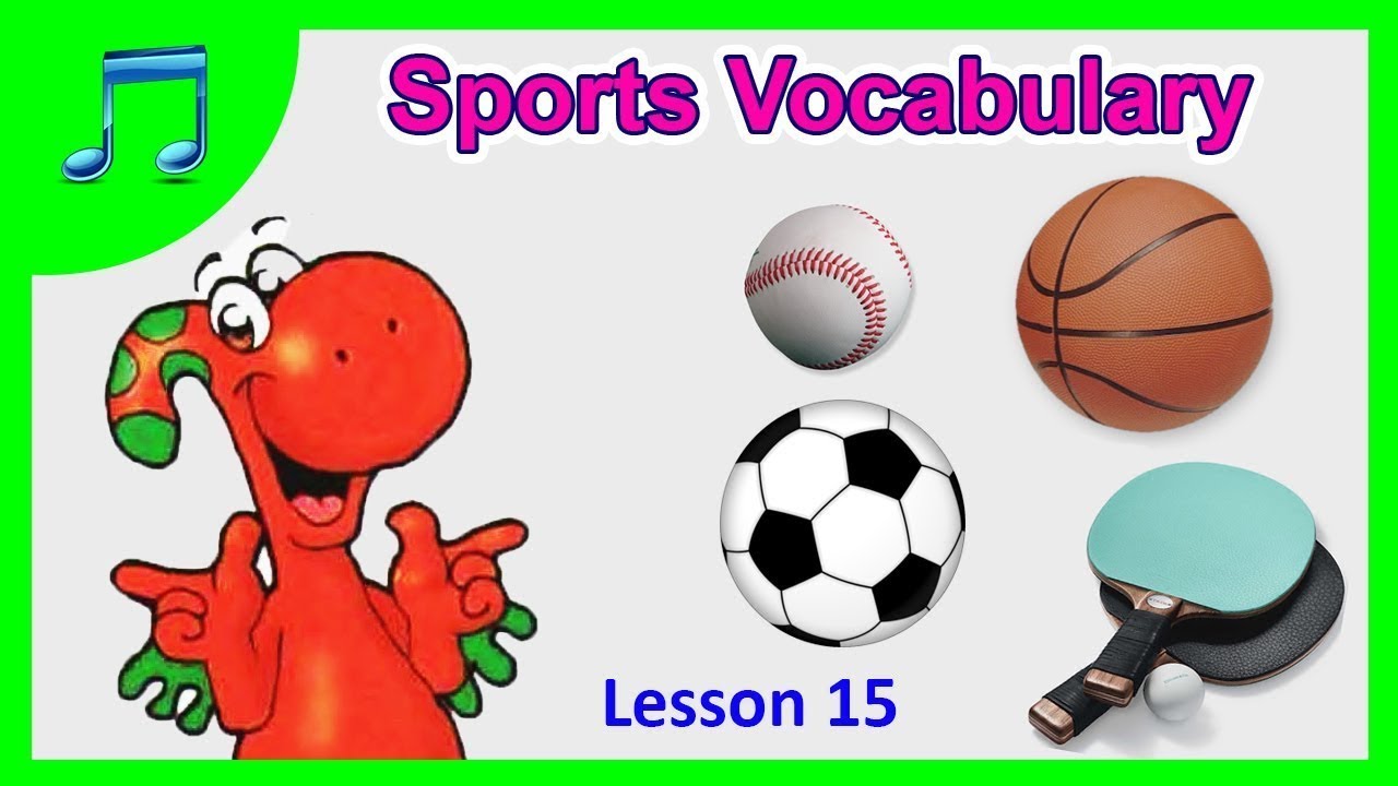 Learn Sports Vocabulary Sing along   LEARN ENGLISH WITH SONGS ESL FOR KIDS