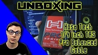 Hosa Tech 1/4 inch TRS Pro Balanced Cable [Unboxing & Testing]
