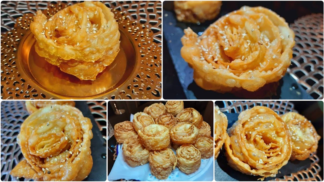 المقرقشات الجزائرية  🇩🇿وصفة من الزمن الجميل ❤️❤️❤️🌹🌹🌹🌹