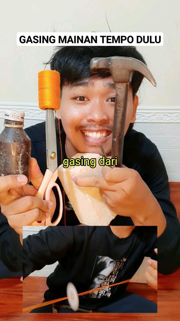 TUTUP BOTOL SIRUP BERUBAH JADI GASING #shorts #tutorial - YouTube