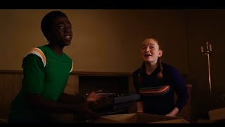 Max and Lucas singing | Stranger Things 3x08