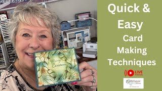 Four Gorgeous Christmas Cards + Three Amazing Techniques!
